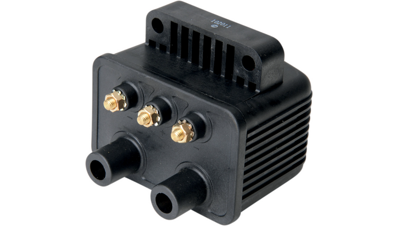 DRAG SPECIALTIES Single-Fire Ignition Coil - Harley Davidson 1970-2006 - Black 10-2002 - PartsOutlet.com.au