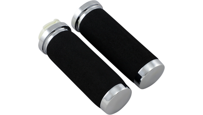 DRAG SPECIALTIES Grips - Sundance® - Harley-Davidson 1980-2022 - Throttle Boss 351358-BC310 - PartsOutlet.com.au