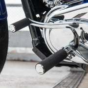 ARLEN NESS KNURLED FOOTPEGS, CHROME - STANDARD MALE MOUNT - 07-924 - PartsOutlet.com.au