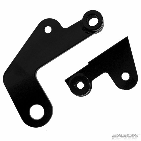 BARON Rear Shock Drop Bracket Lowering Kit - Black - Lowers 1.50" - Honda '04-'09 VT750C2 - BA-7500-66