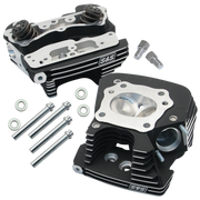 S&S CYCLE S&S® Super Stock® 79cc Cylinder Head Kit For 1999-'05 HD® Big Twins - Wrinkle Black Powder Coat Finish 90-1293 - PartsOutlet.com.au