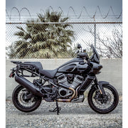 SADDLEMEN Adventure Tour Seat - Low - w/ Backrest - Black - Pan Am '21-'24 - 821-34-201BR - PartsOutlet.com.au