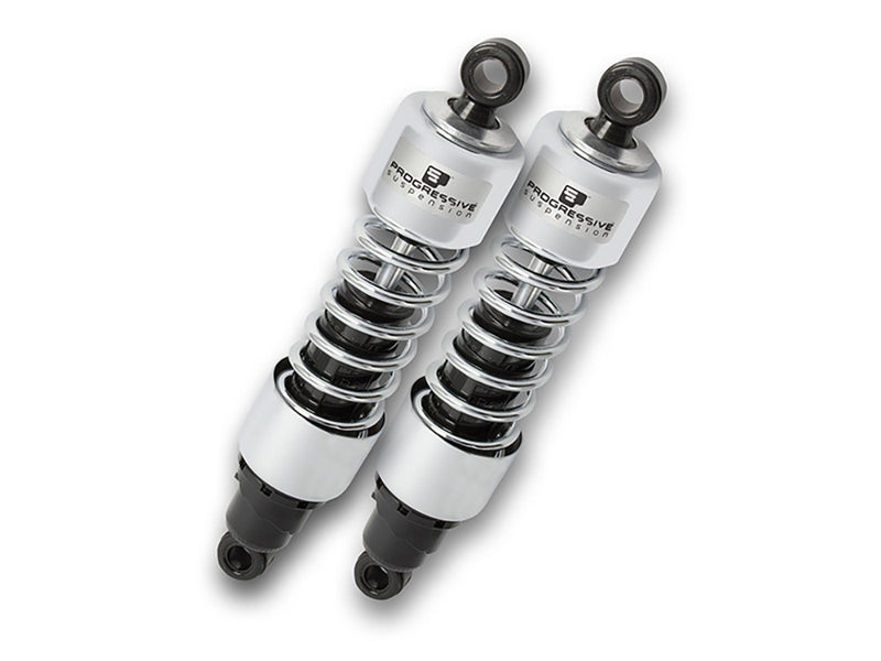 PROGRESSIVE SUSPENSION 412 Series Shock - 11.5" - Heavy Duty - Chrome - Harley-Davidson Sportster '04-'22 XL - 412-4066C