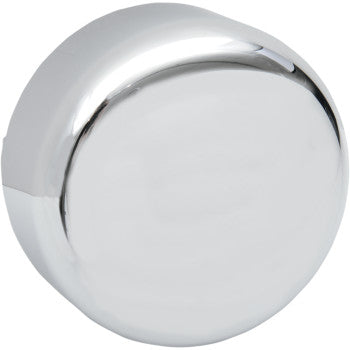 DRAG SPECIALTIES Round Horn Cover - Harley-Davidson 1986-2024 - Chrome 76636 - PartsOutlet.com.au