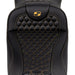 SADDLEMEN RoadSofa Seat - Honeycomb - Gold Stitch - without Backrest - FLH/FLT '08-'23 A808-07B-189GOL - PartsOutlet.com.au