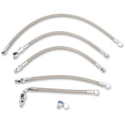 DRAG SPECIALTIES Oil Line Kit - Stainless Steel - Harley-Davidson 1991-1994 - FXR 606004 - PartsOutlet.com.au