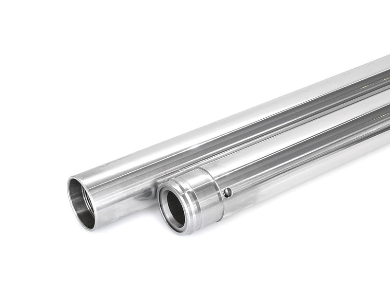 Hard Chrome Fork Tubes. +4in. Oversize. Fits 39mm Narrow Glide Front End 1994-2003 C23-0191-4