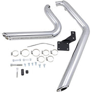 VANCE & HINES Shortshots Staggered Exhaust System - 86-11 Softail - Chrome 17221 - PartsOutlet.com.au