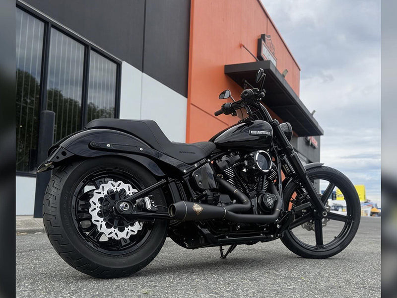 Cycle Visions Tail Tidy Fender Eliminator Kit - Black with Run, Turn, Brake and Number Plate Lights. Fits Softail Street Bob & Slim 2018up & Standard 2020up - CV4653B
