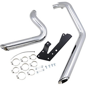 VANCE & HINES Shortshots Staggered Exhaust System - Sportster XL '04 -' 13 - Chrome 17219 - PartsOutlet.com.au