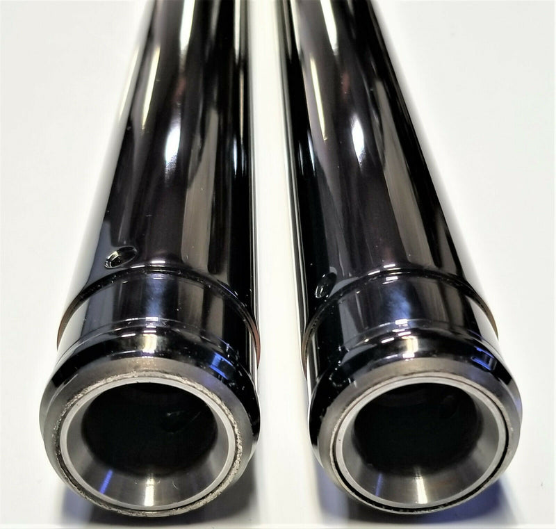 CUSTOM CYCLE ENGINEERING Inverted Fork Tubes - 43 mm - Stock Length - Black - Harley-Davidson '09-'21 - 710071