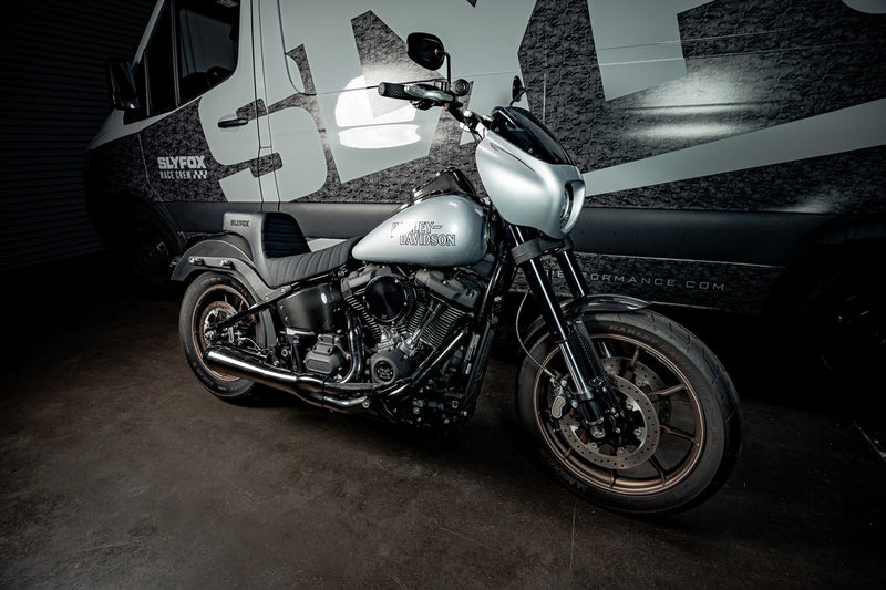 SLYFOX Brake Linkage - Carbon - Softail '18-'25 - SF-1008-00