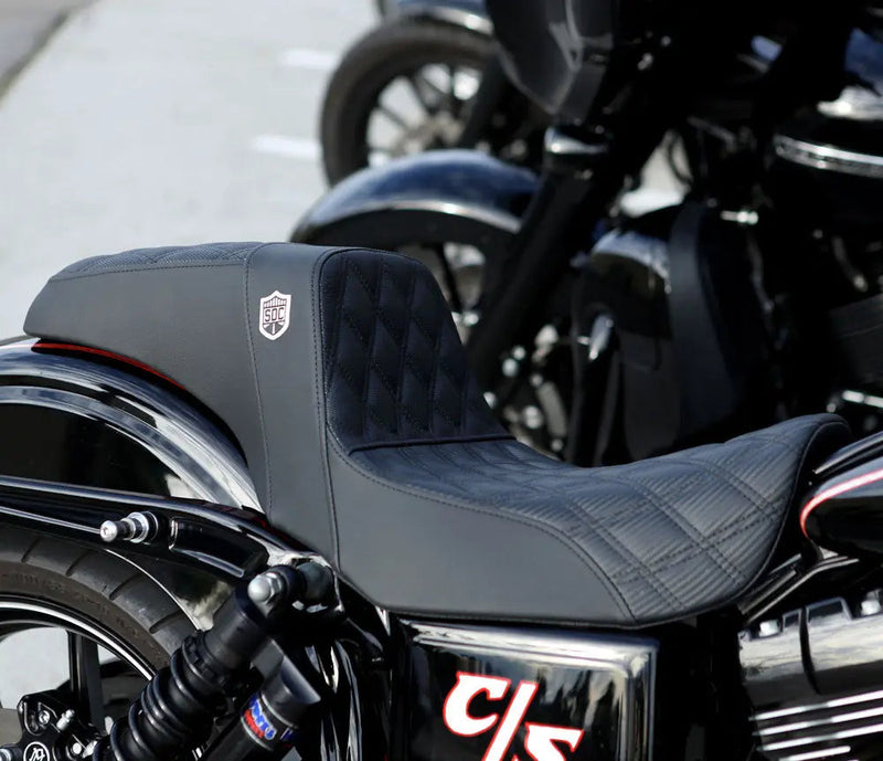 SADDLEMEN SDC Pro Series Performance Seat - Dyna '06-'17 - Black - SC80604D0