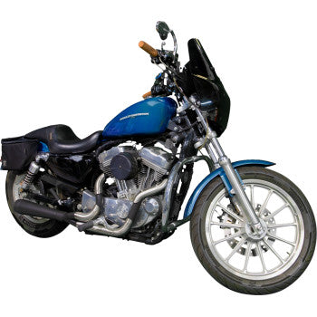 TRASK 2-into-1 Assault Exhaust System - Sportster '04-'22 - Black - TM-5300BK