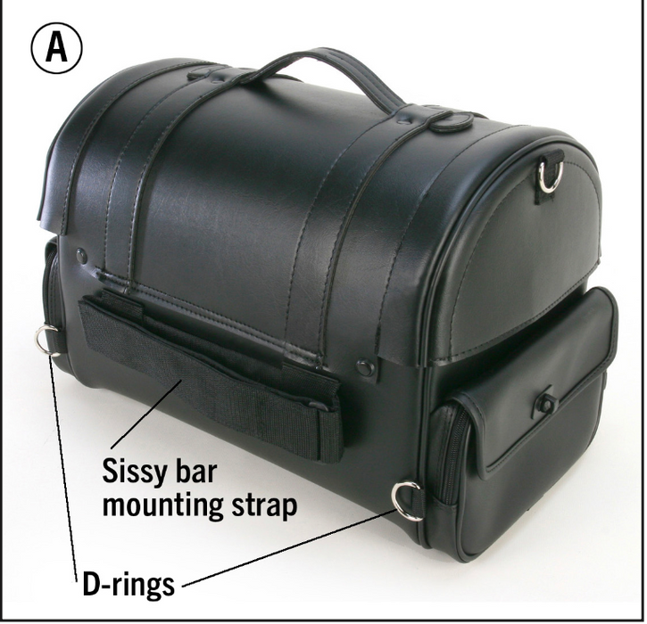 SADDLEMEN Desperado Express Tail Bag 3503-0054 - PartsOutlet.com.au