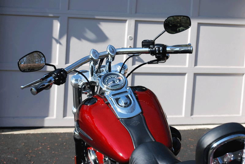 LA CHOPPERS HEFTY RISERS SMOOTH FOR 1 1/4" HANDLEBARS 5.5" CURVED RISE CHROME UNIVERSAL - LA-7406-05