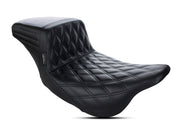 LE PERA Kickflip Seat - Double Diamond - Black - FL '97-'07 LH-597DD - PartsOutlet.com.au