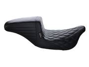 LE PERA Kickflip Seat - Double Diamond - Black - FL '97-'07 LH-597DD - PartsOutlet.com.au