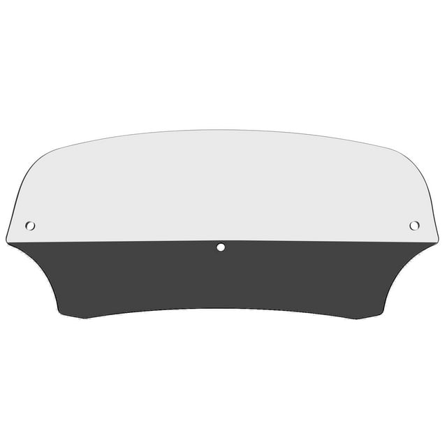 MEMPHIS SHADES Fairing Shield - 5" - Clear - MEP8500