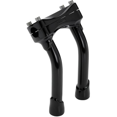 BILTWELL Risers - Murdock - Pullback - 8" - Black 6404-201-08