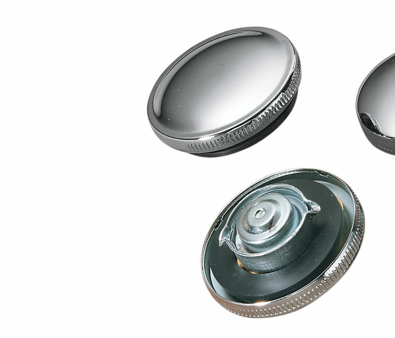 DRAG SPECIALTIES Non-Vented Gas Cap - Harley-Davidson 1973-1982 - Chrome 03-0027-BC222 - PartsOutlet.com.au