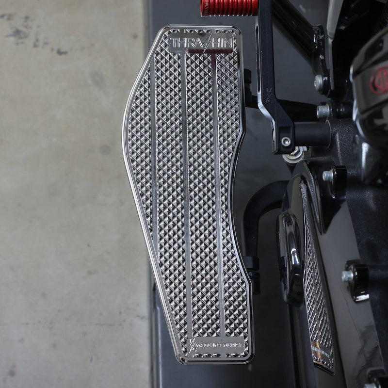THRASHIN SUPPLY Floorboards - Driver - Chrome - Harley-Davidson '07-'25 - TSC-2200-3