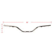 THRASHIN SUPPLY CO. 2024 FLH / FLTRX Handlebar - Mid Bend - Chrome TSC-2804-3 - PartsOutlet.com.au