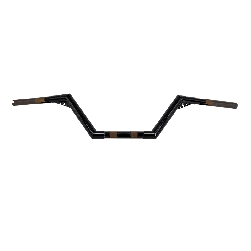 TRASK Handlebar - V-Line - 2+ - For 1" Risers - Black - Harley-Davidson '99-'13 - TM-2020BK