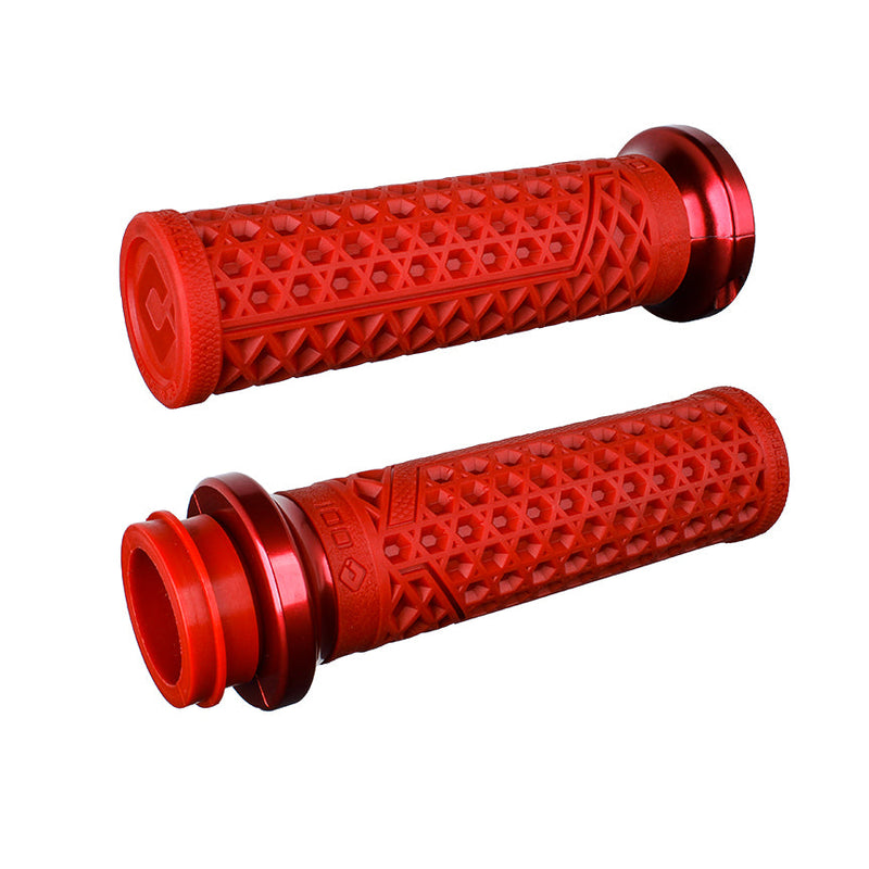 ODI Grips - Vans - Harley Davidson Cable Throttle - Red/Red - 1984-2022 - V31VHCWDR-R - PartsOutlet.com.au