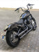 SADDLEMEN Renegade Solo Seat - 18+ Street Bob & Softail Standard -Lattice Stitched - Black 818-30-002LS - PartsOutlet.com.au