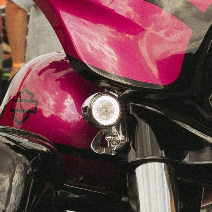 CUSTOM DYNAMICS Bullet Turn Signal - 1156 - Chrome - Smoke Lens - PB-BB-AW-1156CS