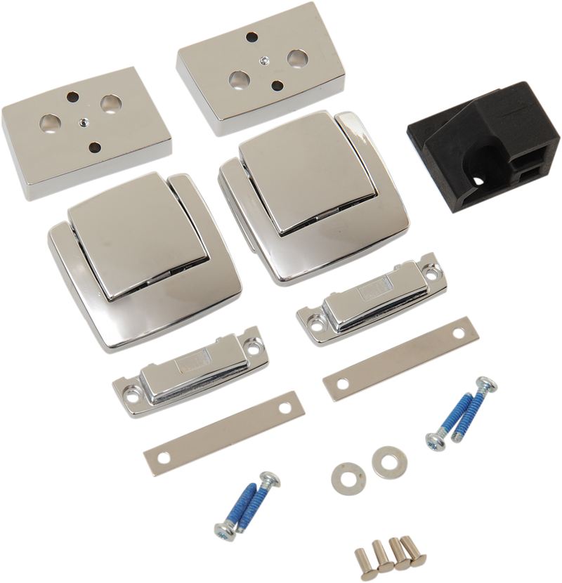 DRAG SPECIALTIES Tour-Pak® Hardware Latch Kit - Harley-Davidson 1987-2013 - S77-0147ALDS - PartsOutlet.com.au