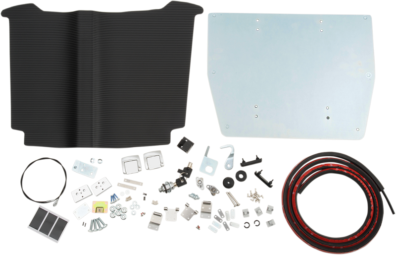 DRAG SPECIALTIES Tour-Pak® Hardware Kit w/locks - '06-'13 - S77-0147KCDS - PartsOutlet.com.au