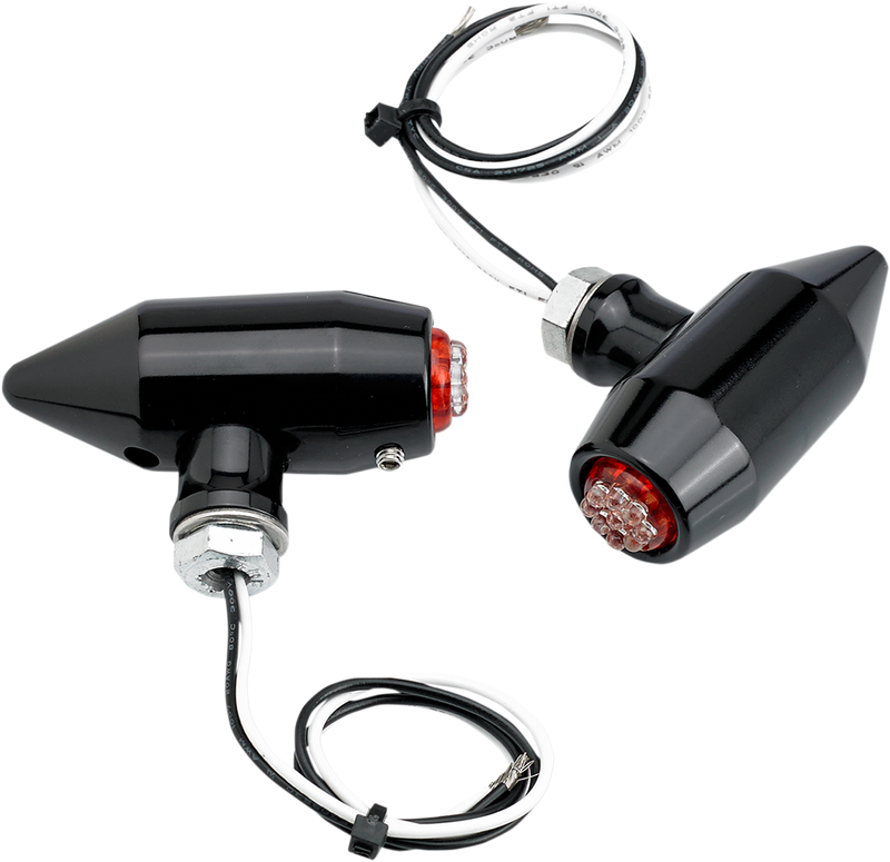 JOKER MACHINE Vega Center Mount LED Lights - Black/Red 05-56-RB - PartsOutlet.com.au