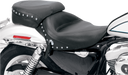 MUSTANG Wide Studded Solo Seat - Harley-Davidson Sportster XL 2004-2021 - 76153 - PartsOutlet.com.au