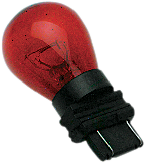 DRAG SPECIALTIES Wedge Bulb - Dual-Filament - Harley-Davidson 2003-2021 - Red S8-3157R-BC139
