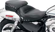MUSTANG Wide Rear Seat - Studded - Harley-Davidson 2004-2021 - Sportster XL 76505 - PartsOutlet.com.au