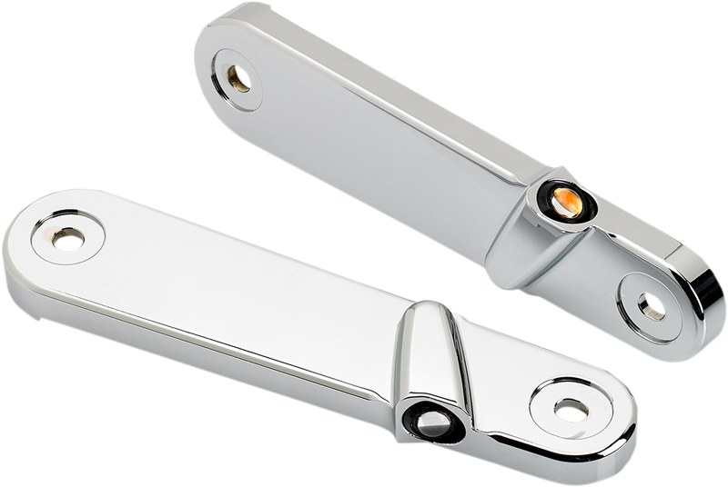 JOKER MACHINE Streamliner Turn Signals - Smooth - Chrome - '14-'20 XL - 05-211-3 - PartsOutlet.com.au