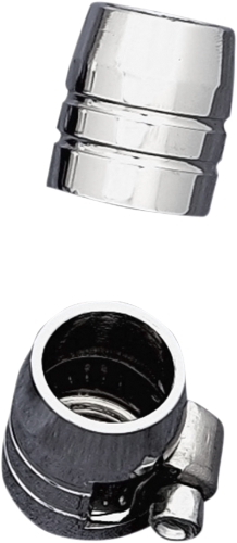 DRAG SPECIALTIES Grooved Hose Clamp - Chrome - 3/8" - 03-6204CG-BC202
