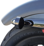 JOKER MACHINE LED Turn Signals - Black with Red LEDs 05-250-RB - PartsOutlet.com.au