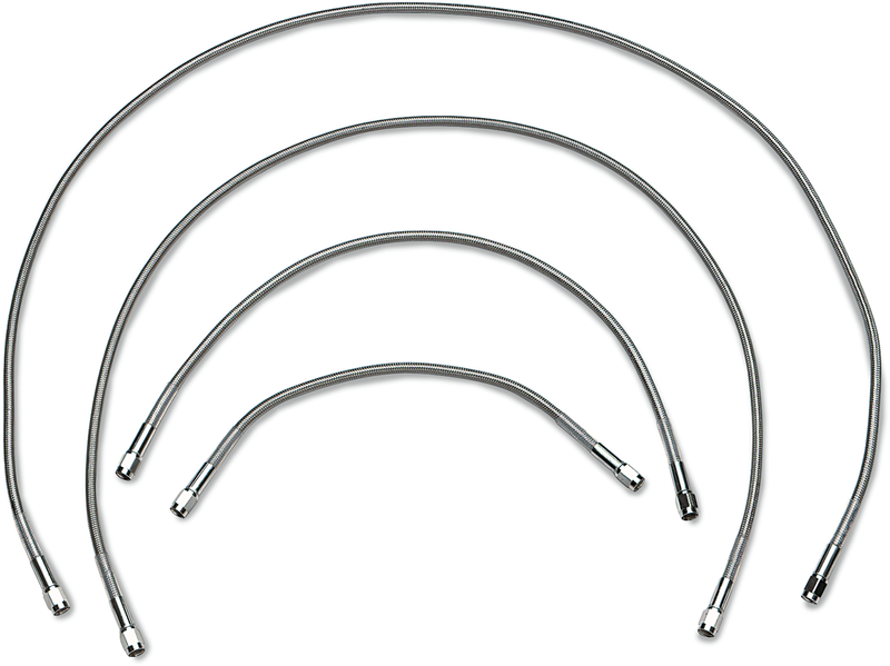 DRAG SPECIALTIES Universal Brake Line - Clear - 56" - 856