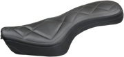 MUSTANG Super Tripper Seat - Carbon - Harley-Davidson Sportster XL 2004-2021 - 75238 - PartsOutlet.com.au