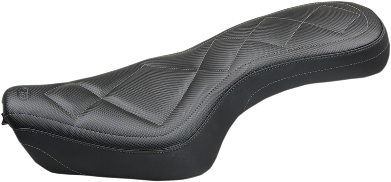 MUSTANG Super Tripper Seat - Carbon - Harley-Davidson Sportster XL 2004-2021 - 75238 - PartsOutlet.com.au