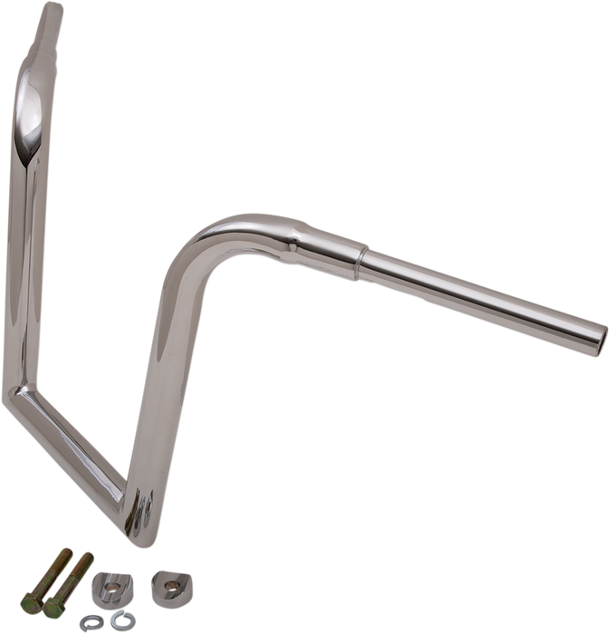 LA CHOPPERS 1 1/2" TREE HUGGER MITER CUT APE HANGER BARS 13" CHROME HD - LA-7370-13