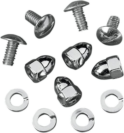 DRAG SPECIALTIES License Plate Fasteners - Acorn Nuts MBP00114 - PartsOutlet.com.au