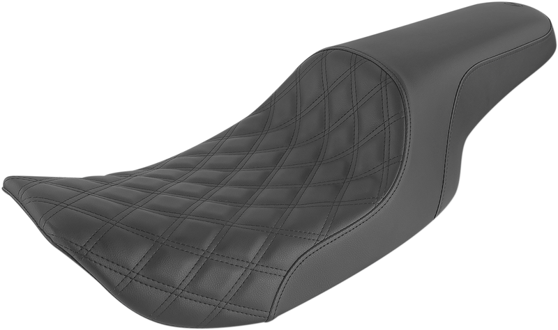SADDLEMEN Profiler Seat - Lattice Stitched - Street Glide/Road King '97-'07 - 897-06-149 - PartsOutlet.com.au