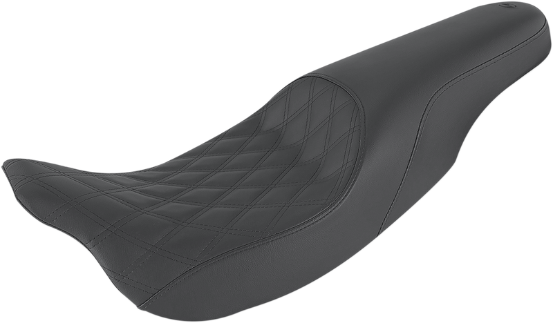 SADDLEMEN Profiler Seat - Lattice Stitched - FL '08-'23 HD Touring - Street/ Road/ Electra - 808-07B-149 - PartsOutlet.com.au
