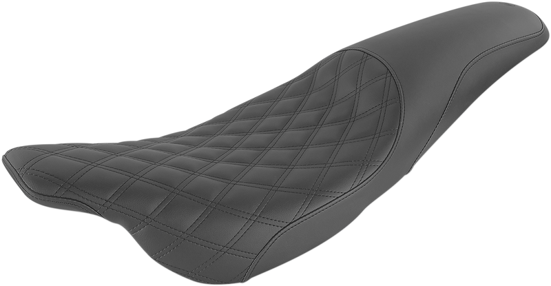 SADDLEMEN Profiler Seat - Lattice Stitched - Electra Glide / Road Glide '97-'07 - 897-07-149 - PartsOutlet.com.au