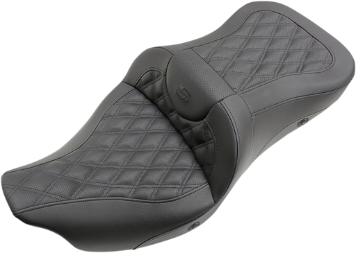 SADDLEMEN Roadsofa™ Seat - Heated - Lattice Stitched FL '09-'23 Trike - 808-07B-182THC - PartsOutlet.com.au