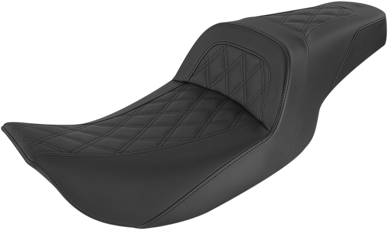 SADDLEMEN Lattice Stitched Slim Seat - Street Glide/Road King '97-'07 - 897-06-162 - PartsOutlet.com.au